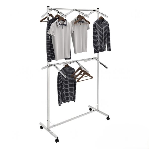 BY10 Çift Katlı Çift Taraflı Bastonlu Stand -1